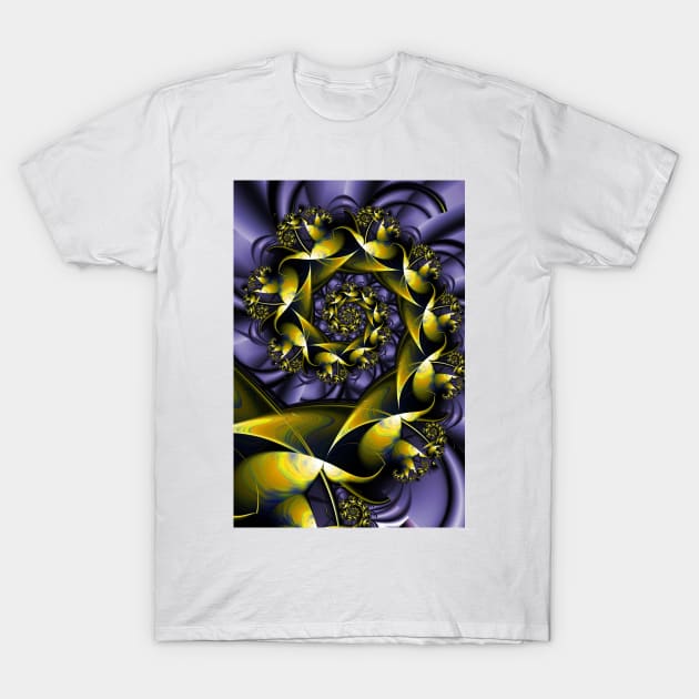 Ornamental Floral Treasure Abstract T-Shirt by pinkal